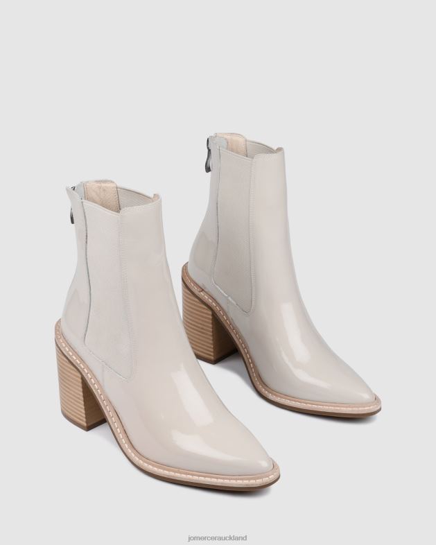 Jo Mercer Bone Patent Luxe high ankle boots Footwear 46242329