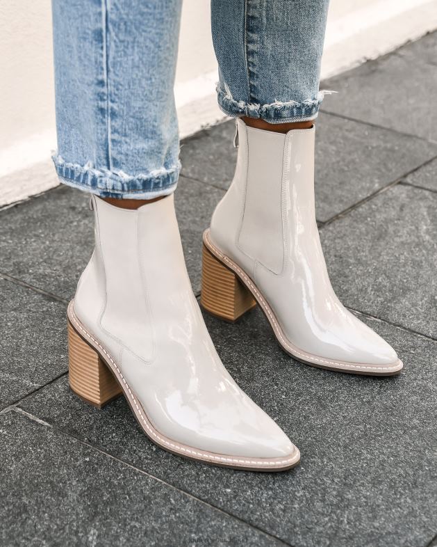 Jo Mercer Bone Patent Luxe high ankle boots Footwear 46242329