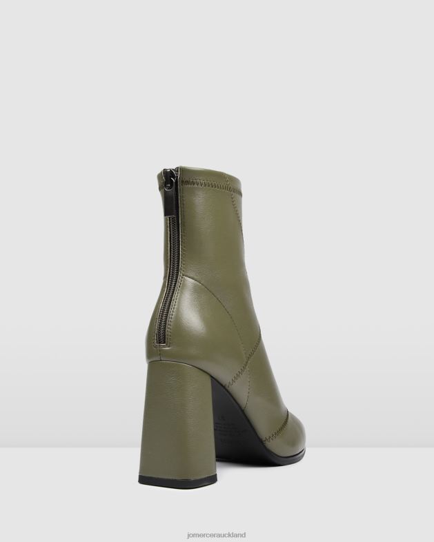 Jo Mercer Olive Green Leather Tex high ankle boots Footwear 46242366