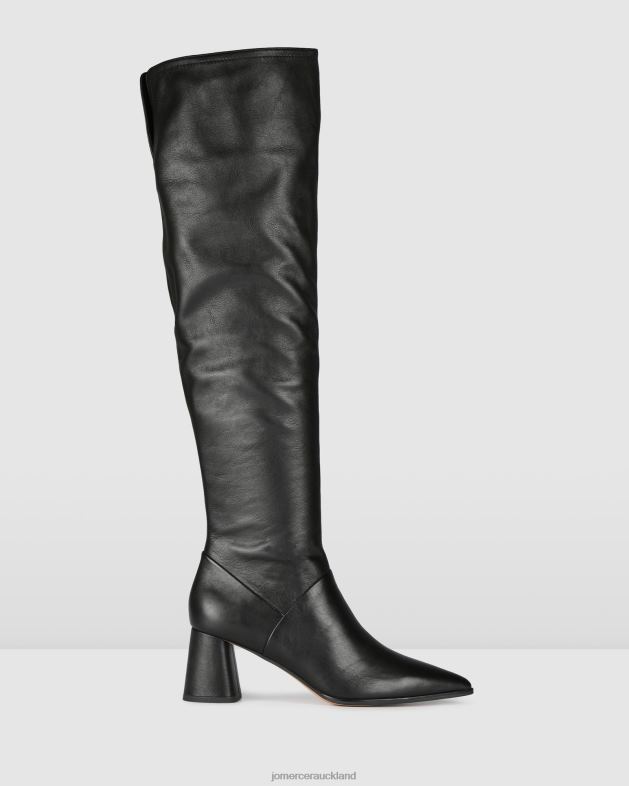 Jo Mercer Black Leather Gin over the knee boots Footwear 46242393