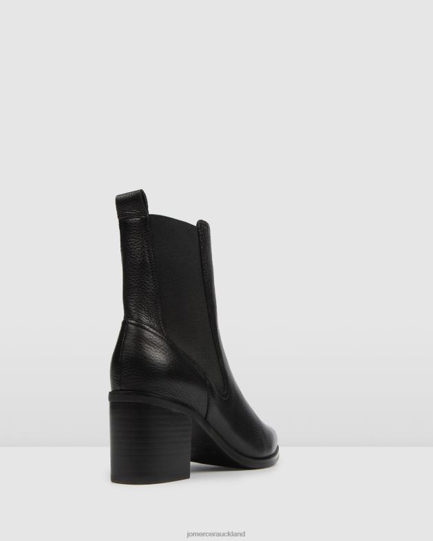 Jo Mercer Black Leather Ace mid ankle boots Footwear 46242323