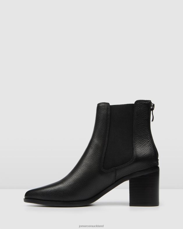 Jo Mercer Black Leather Allure mid ankle boots Footwear 46242360
