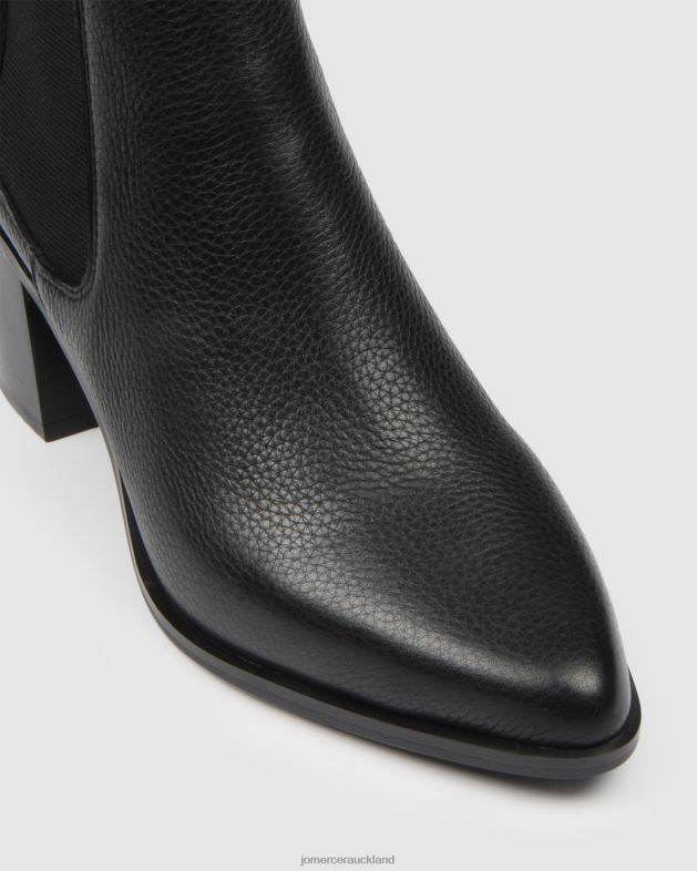 Jo Mercer Black Leather Allure mid ankle boots Footwear 46242360