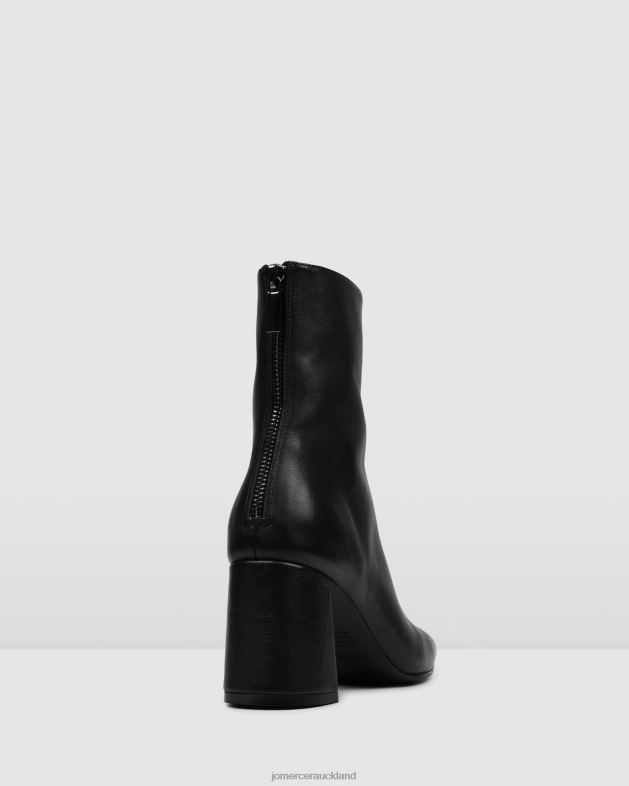 Jo Mercer Black Leather Nevada mid ankle boots Footwear 46242295