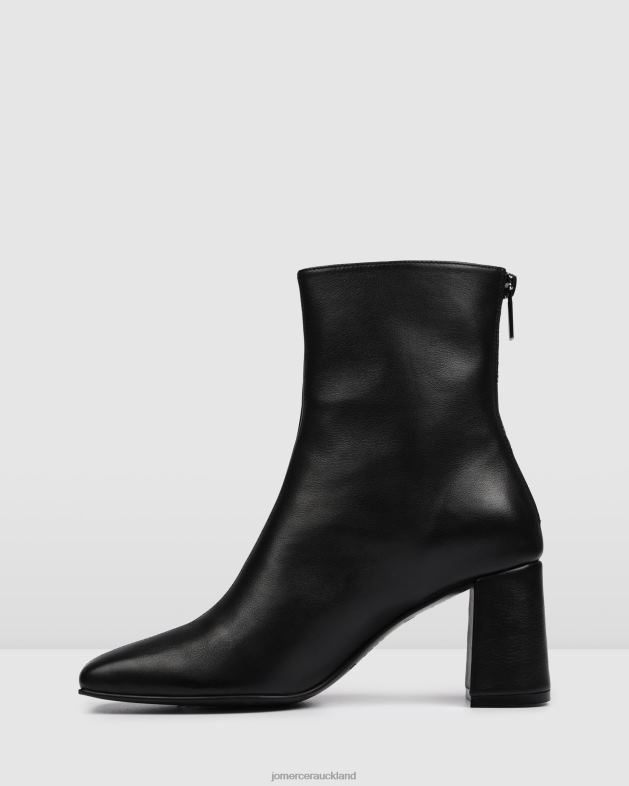 Jo Mercer Black Leather Nevada mid ankle boots Footwear 46242295