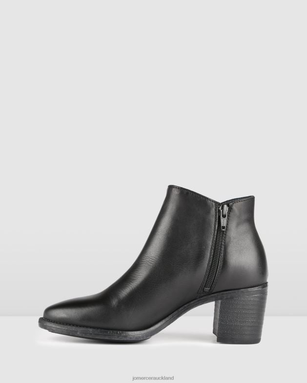 Jo Mercer Black Leather Sense mid ankle boots Footwear 46242353