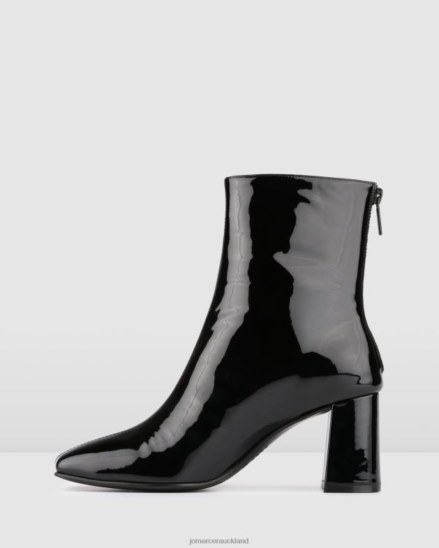 Jo Mercer Black Patent Nevada mid ankle boots Footwear 46242294