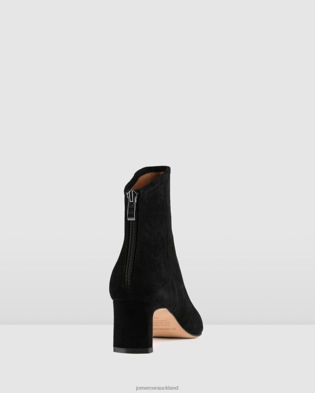 Jo Mercer Black Suede Jade mid ankle boots Footwear 46242320