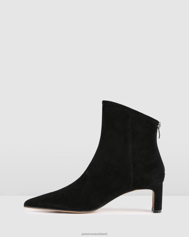 Jo Mercer Black Suede Jade mid ankle boots Footwear 46242320