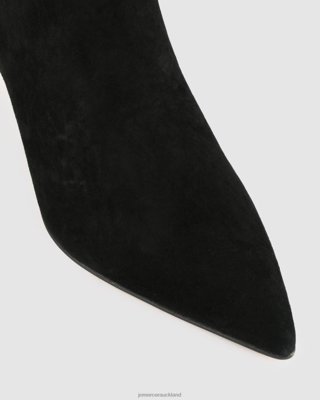 Jo Mercer Black Suede Jade mid ankle boots Footwear 46242320