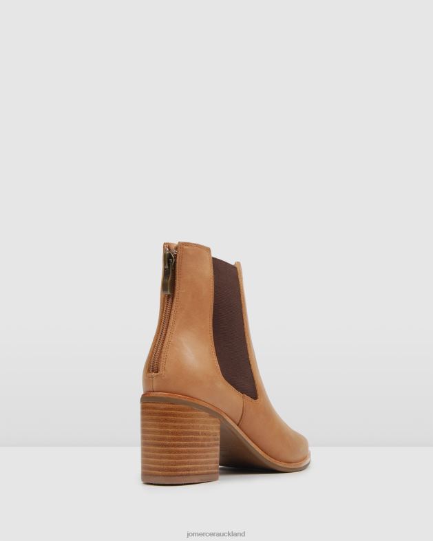Jo Mercer Chocolate Leather Allure mid ankle boots Footwear 46242362