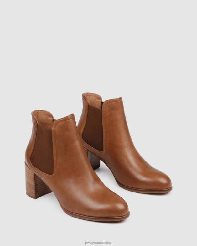 Jo Mercer Tan Leather Franco mid ankle boots Footwear 46242352