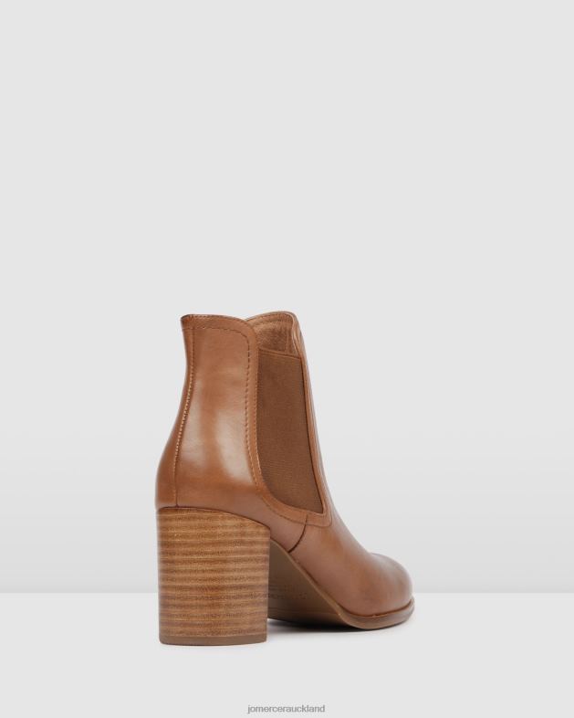 Jo Mercer Tan Leather Franco mid ankle boots Footwear 46242352