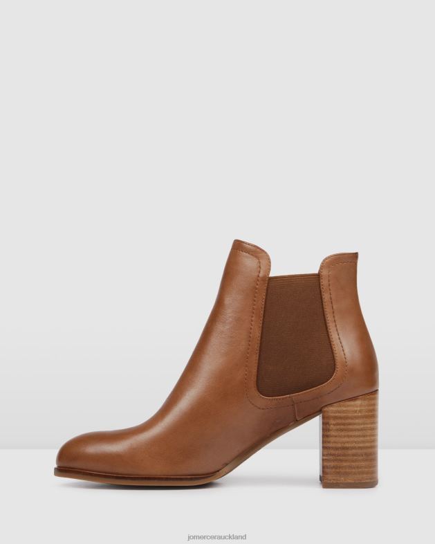 Jo Mercer Tan Leather Franco mid ankle boots Footwear 46242352