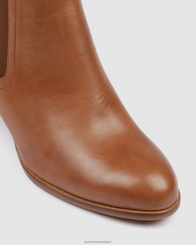 Jo Mercer Tan Leather Franco mid ankle boots Footwear 46242352