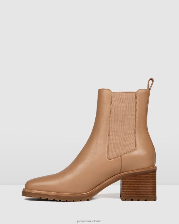 Jo Mercer Tan Leather Harley mid ankle boots Footwear 46242359