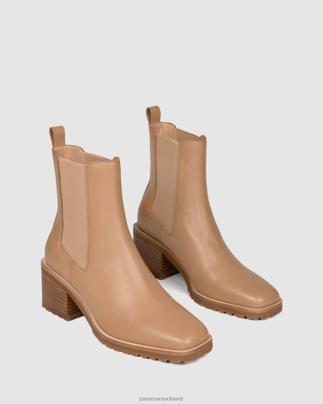 Jo Mercer Tan Leather Harley mid ankle boots Footwear 46242359