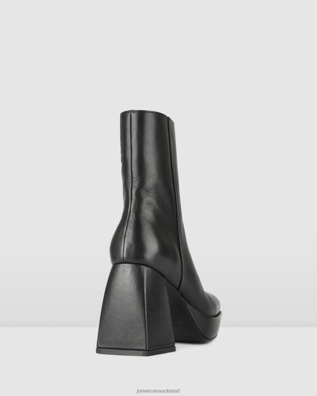 Jo Mercer Black Leather Solar platform high ankle boots Footwear 46242149
