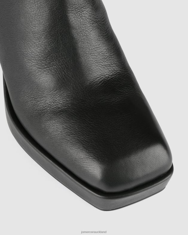 Jo Mercer Black Leather Solar platform high ankle boots Footwear 46242149