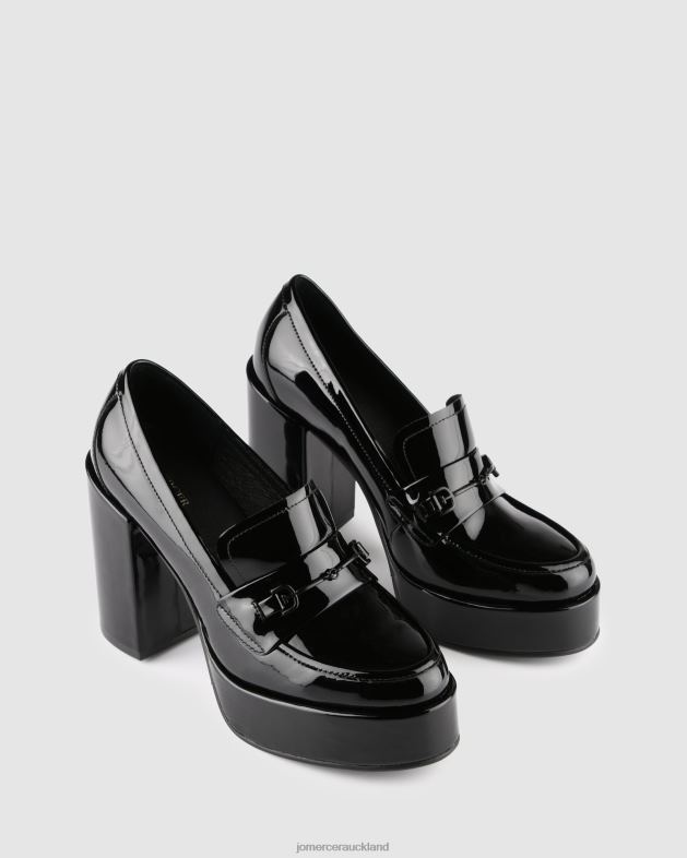 Jo Mercer Black Patent Ezard high heel shoes Footwear 4624275