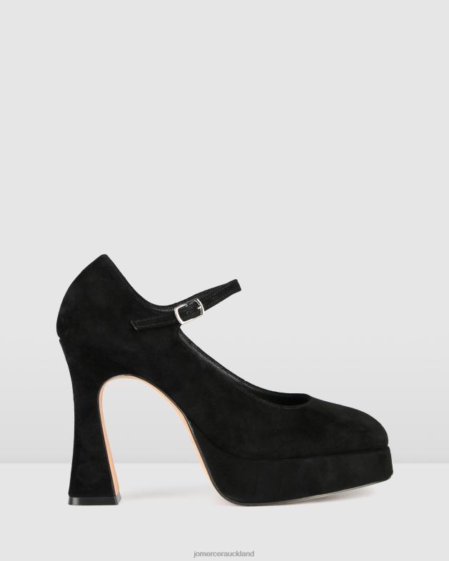 Jo Mercer Black Suede Ravina platform high heels Footwear 4624295