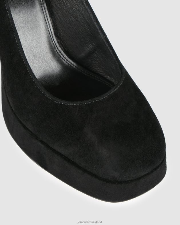 Jo Mercer Black Suede Ravina platform high heels Footwear 4624295