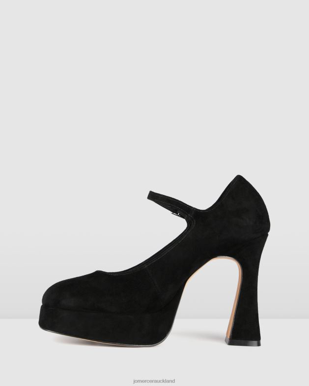 Jo Mercer Black Suede Ravina platform high heels Footwear 4624295