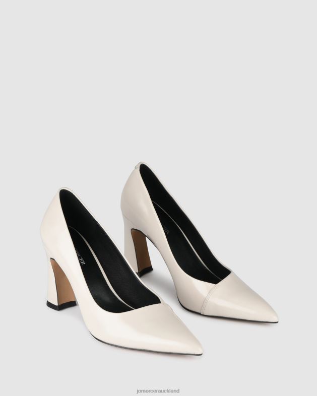 Jo Mercer Bone Box Leather Dove high heels Footwear 46242144