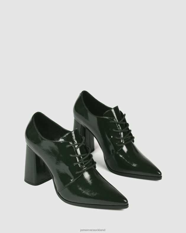 Jo Mercer Forest Green Patent Tasha high heels Footwear 46242123