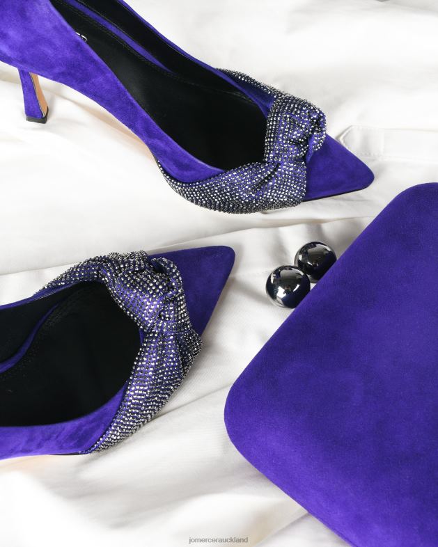 Jo Mercer Ultra Violet Suede Lexie high heels Footwear 4624294