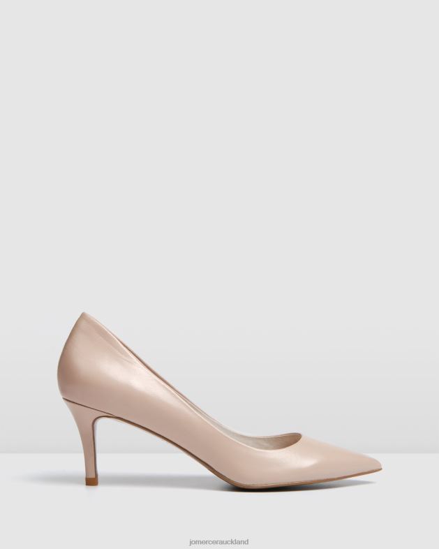 Jo Mercer Light Beige Leather Hostage mid heels Footwear 4624256