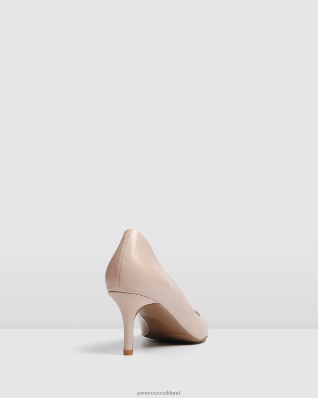 Jo Mercer Light Beige Leather Hostage mid heels Footwear 4624256