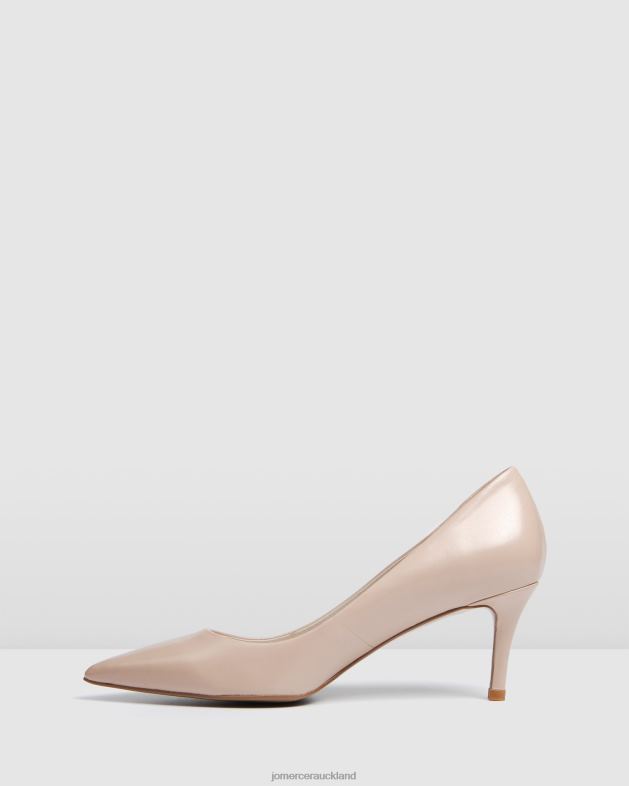 Jo Mercer Light Beige Leather Hostage mid heels Footwear 4624256