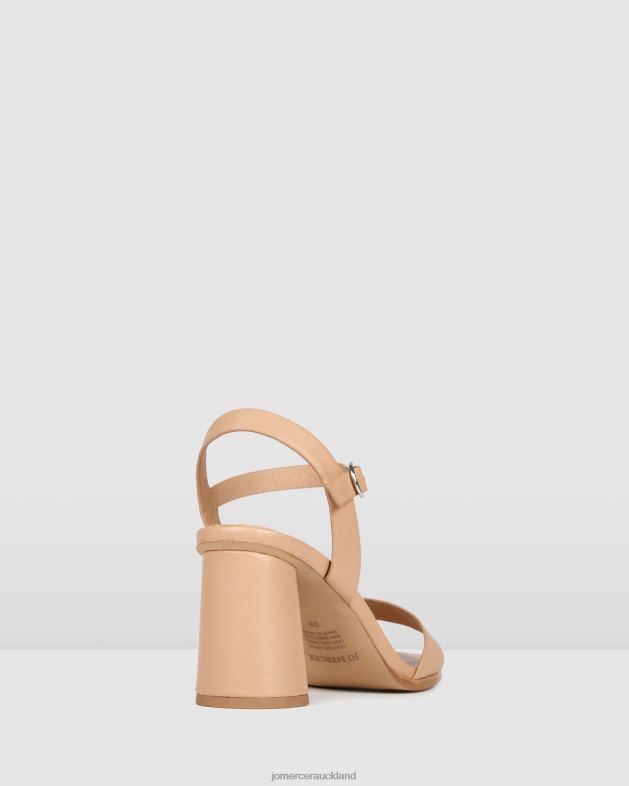 Jo Mercer Beige Leather Calais high heel sandals Footwear 46242104