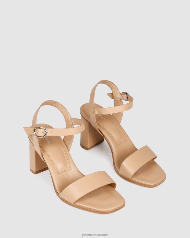 Jo Mercer Beige Leather Calais high heel sandals Footwear 46242104