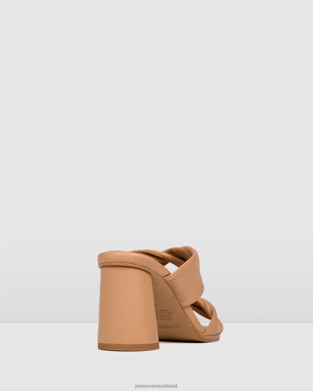 Jo Mercer Beige Leather Caylie high heel sandals Footwear 4624286