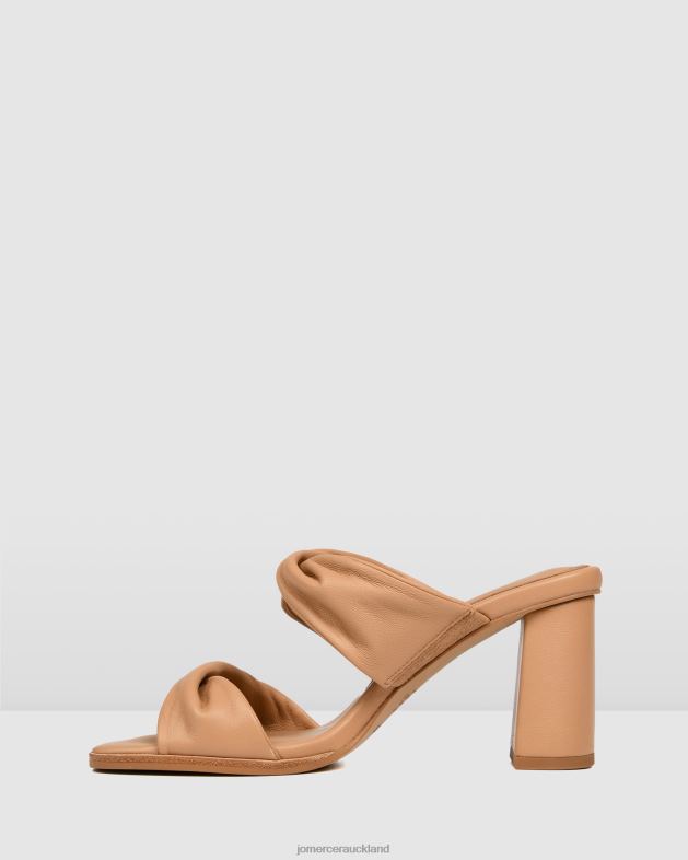 Jo Mercer Beige Leather Caylie high heel sandals Footwear 4624286