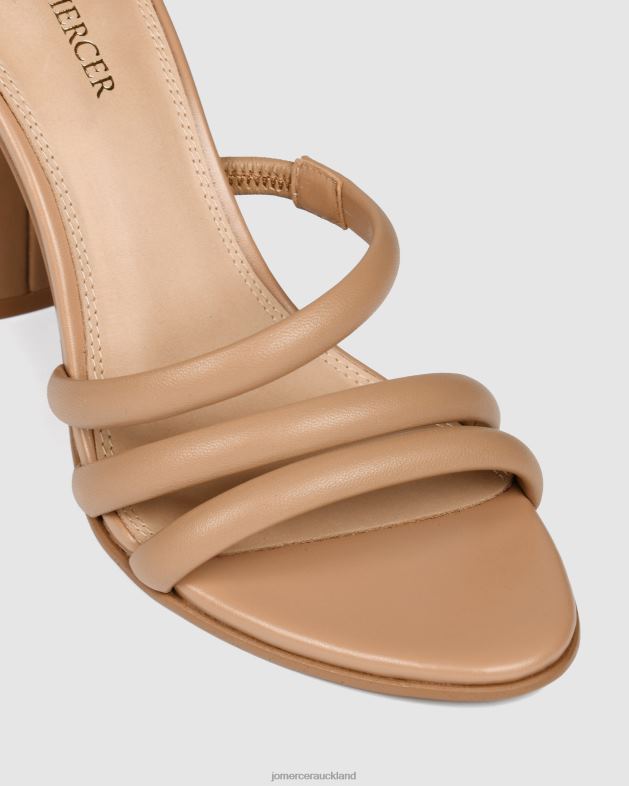 Jo Mercer Beige Leather Pippin high heel sandals Footwear 4624298