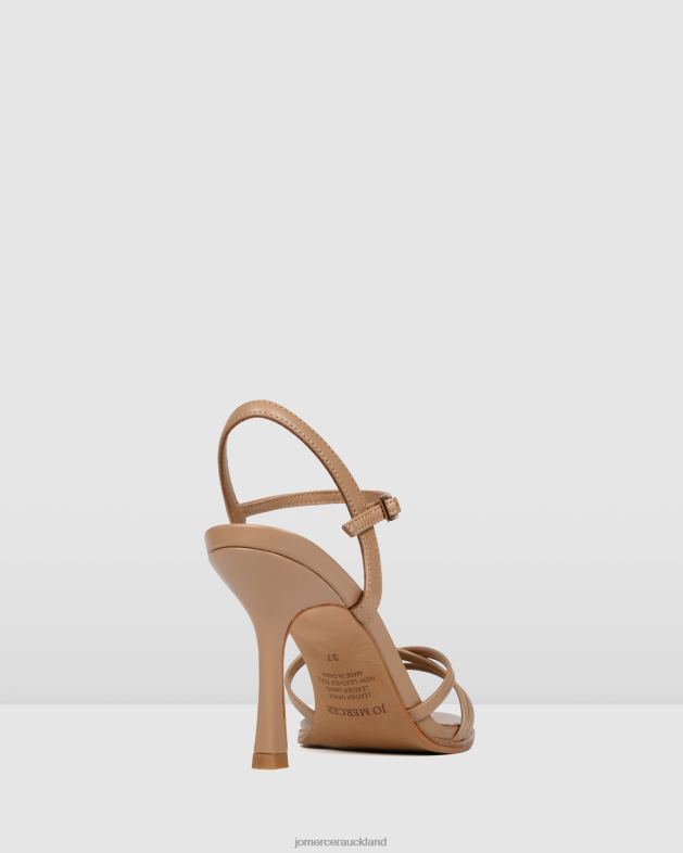Jo Mercer Beige Leather Selene high heel sandals Footwear 46242137