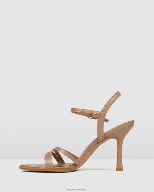 Jo Mercer Beige Leather Selene high heel sandals Footwear 46242137