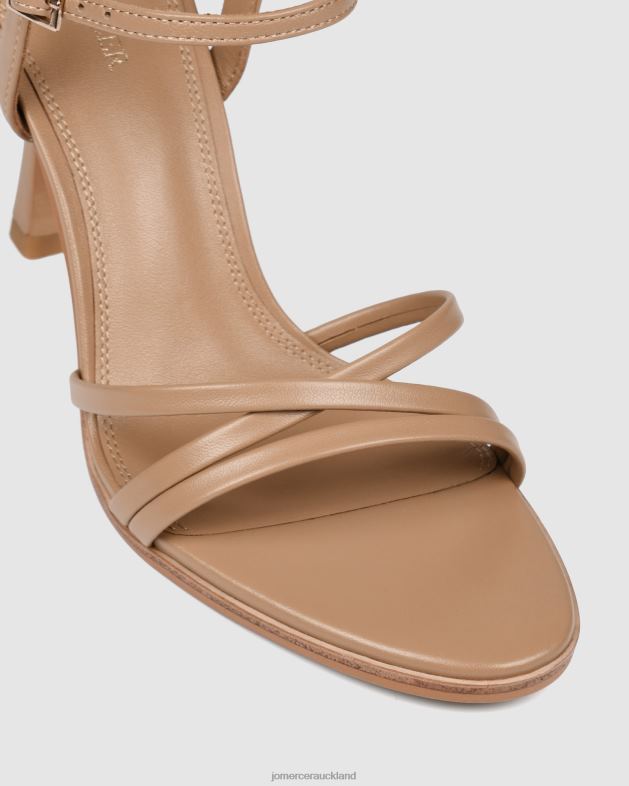 Jo Mercer Beige Leather Selene high heel sandals Footwear 46242137