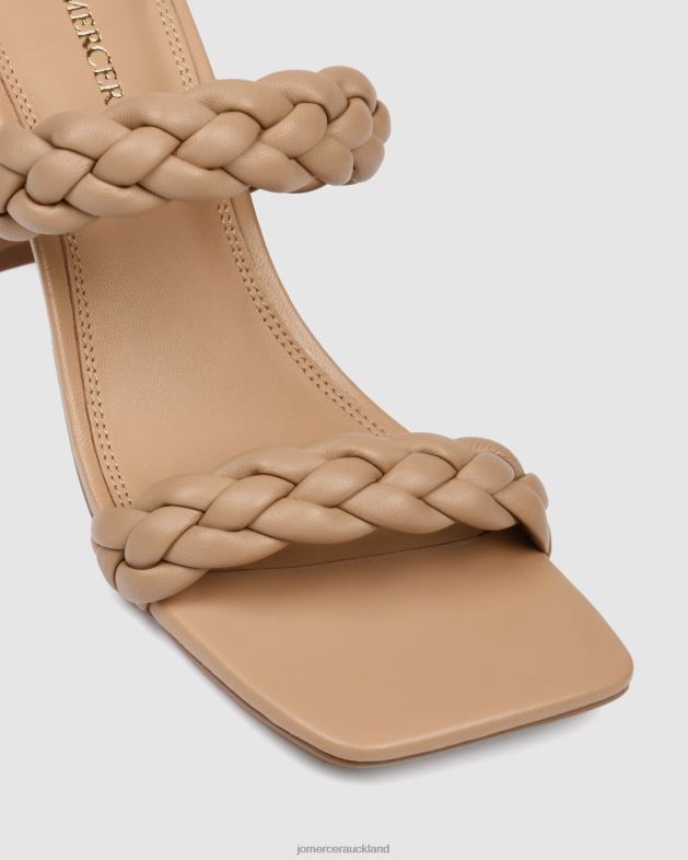 Jo Mercer Beige Leather Zoe high heel sandals Footwear 46242112