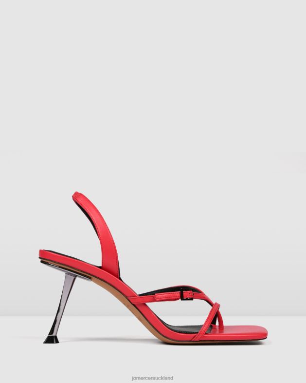 Jo Mercer Hot Pink Leather Olyssa high heel sandals Footwear 46242136