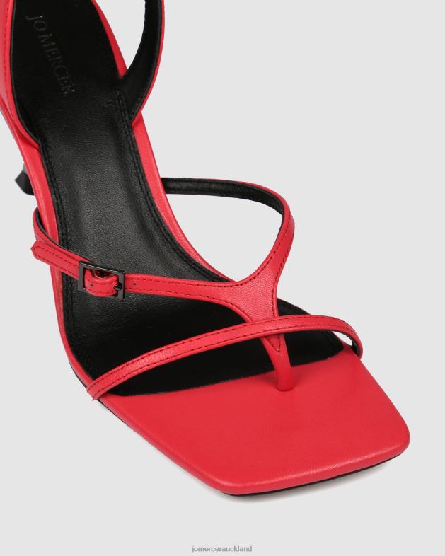 Jo Mercer Hot Pink Leather Olyssa high heel sandals Footwear 46242136