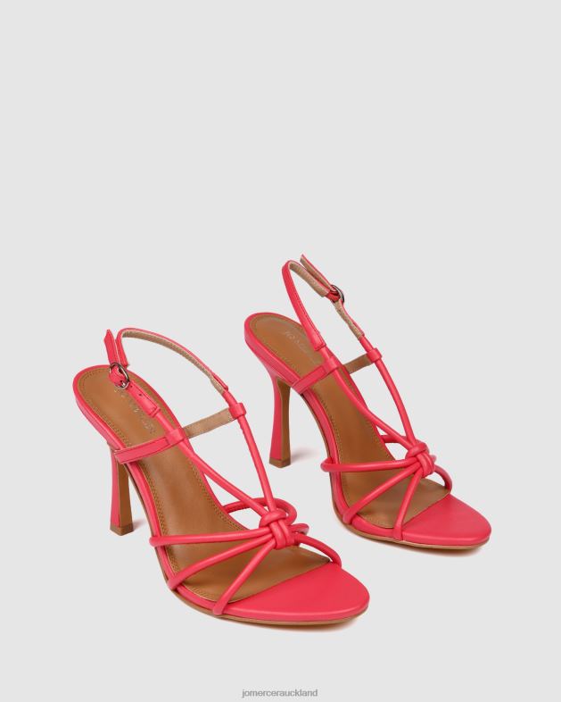 Jo Mercer Hot Pink Leather Raya high heel sandals Footwear 46242131