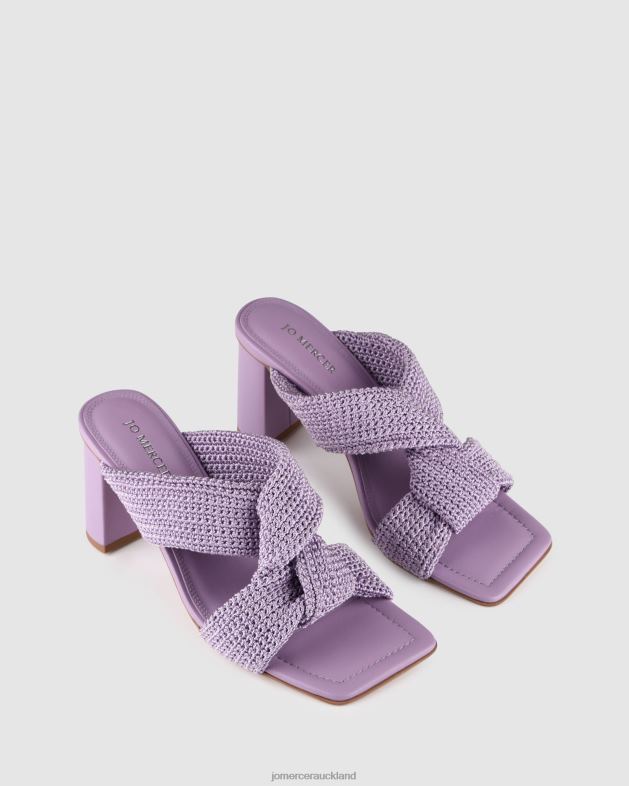 Jo Mercer Lilac Woven Kalene high heel sandals Footwear 4624282