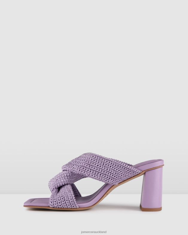 Jo Mercer Lilac Woven Kalene high heel sandals Footwear 4624282