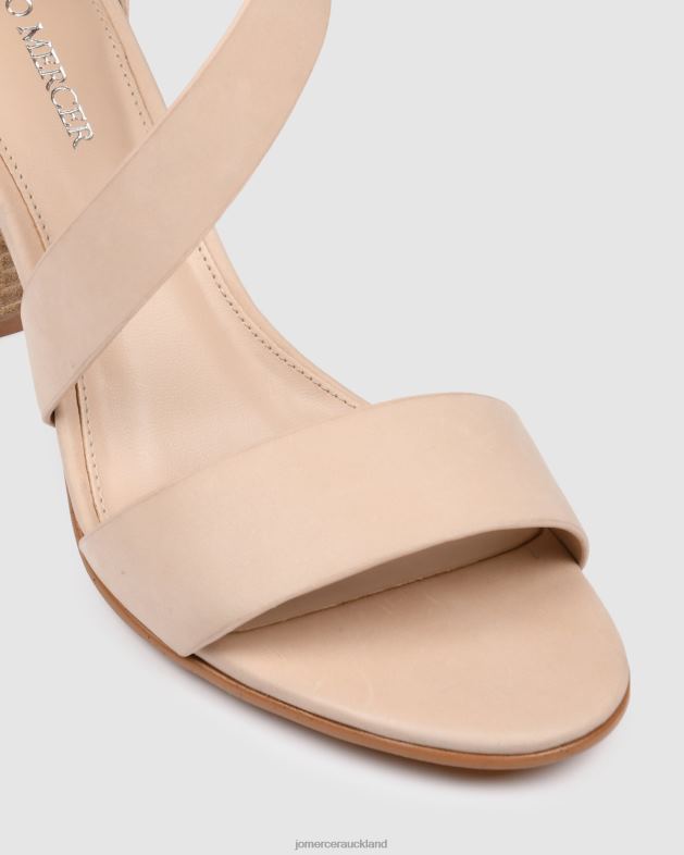 Jo Mercer Natural Leather Beckett high heel sandals Footwear 46242129