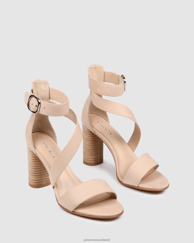 Jo Mercer Natural Leather Beckett high heel sandals Footwear 46242129