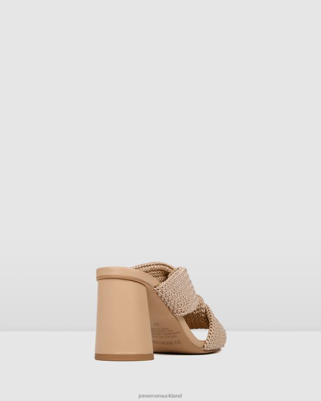 Jo Mercer Natural Woven Kalene high heel sandals Footwear 4624284